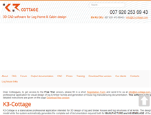 Tablet Screenshot of k3-cottage.com